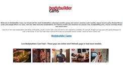 Desktop Screenshot of bodybuildercams.com